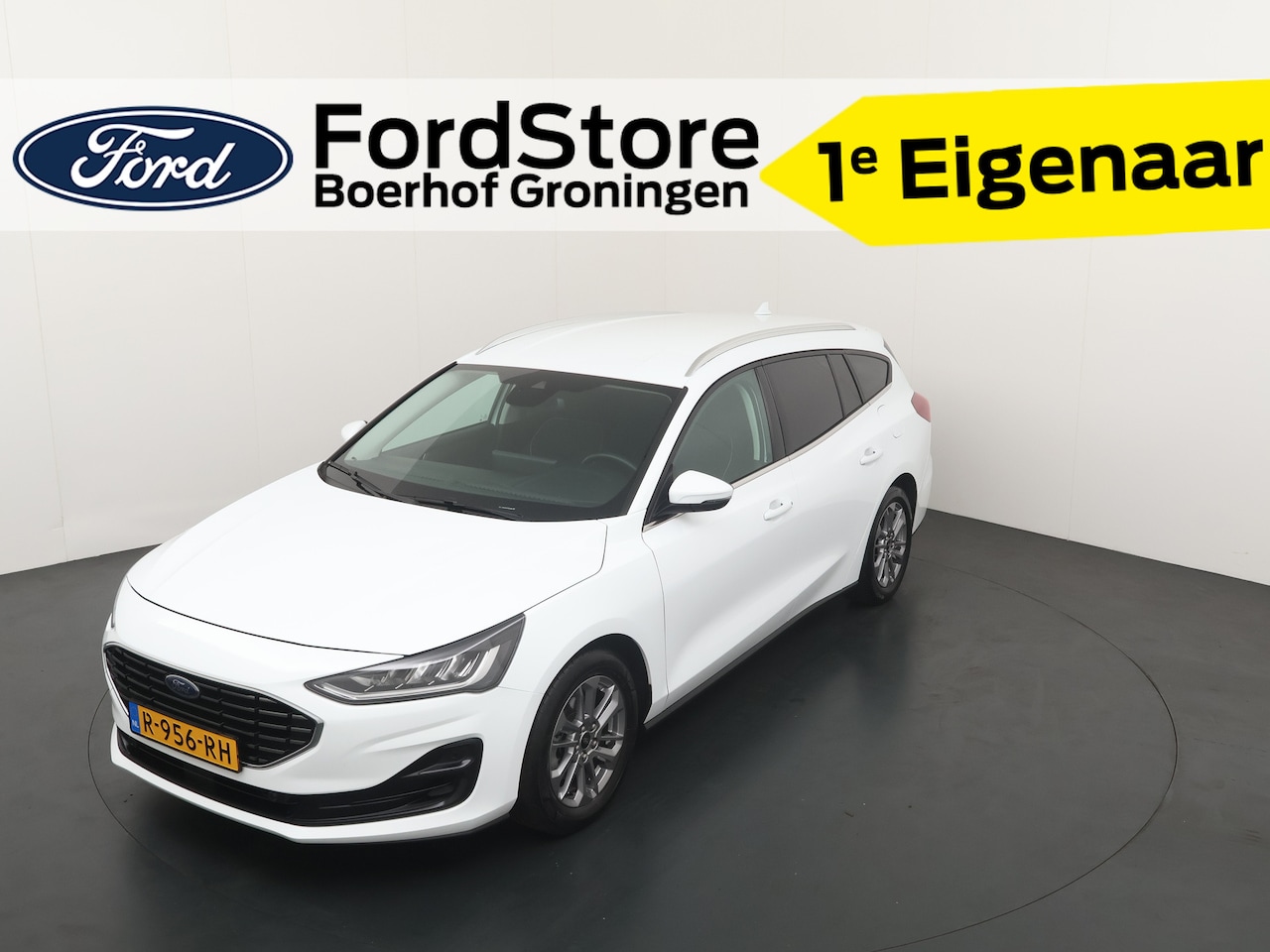 Ford Focus Wagon - EcoBoost Hybrid 125pk Titanium | Trekhaak | 100% dealer onderhouden | Cruise | SYNC 4 | Dr - AutoWereld.nl