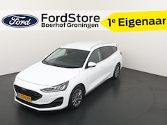 Ford Focus Wagon - EcoBoost Hybrid 125pk Titanium | Trekhaak | 100% dealer onderhouden | Cruise | SYNC 4 | Dr