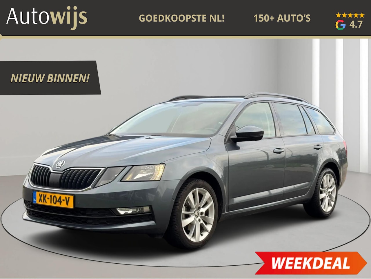 Skoda Octavia Combi - 1.5 TSI Greentech Ambition Business|150PK|Trekhaak|NL AUTO|KEYLESS|PDC - AutoWereld.nl