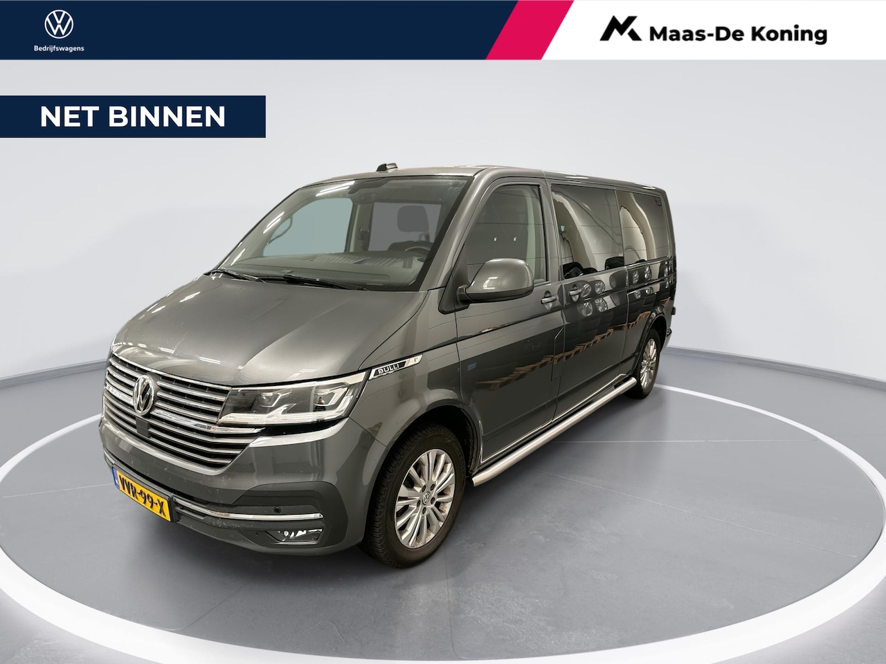 Volkswagen Transporter - 2.0 TDI 150pk DSG L2H1 30 DC Bulli · Apple/Android Car Play · Navigatie · Vloerplaat · Bet - AutoWereld.nl