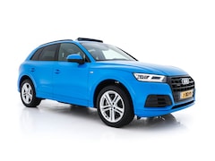 Audi Q5 - Q5 50 TFSI e S-Line Black-Edition Quattro Plug-In (INCL-BTW) *PANO | LEATHER-FABRIC | FULL
