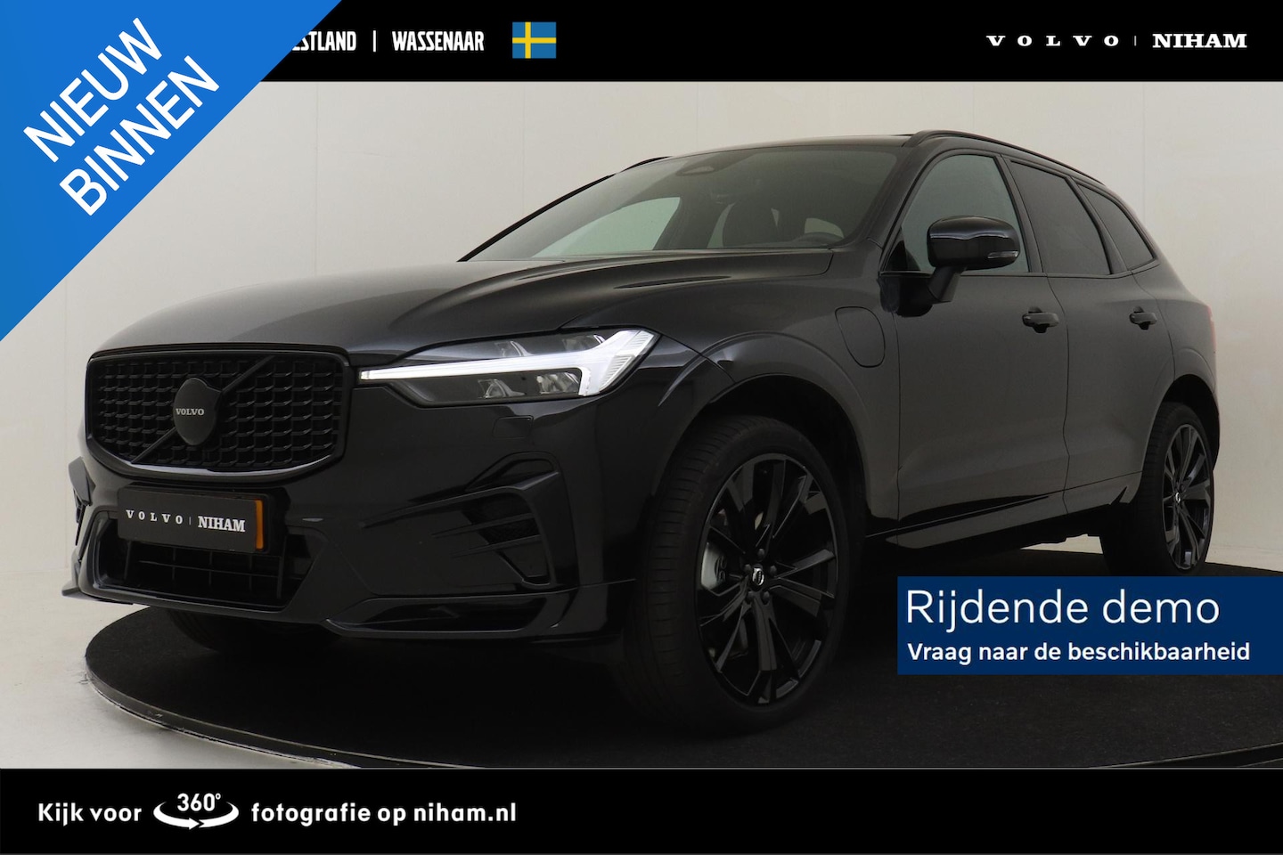 Volvo XC60 - T6 PLUG-IN HYBRID AWD ULTRA BLACK EDITION *HEICO!* - AutoWereld.nl
