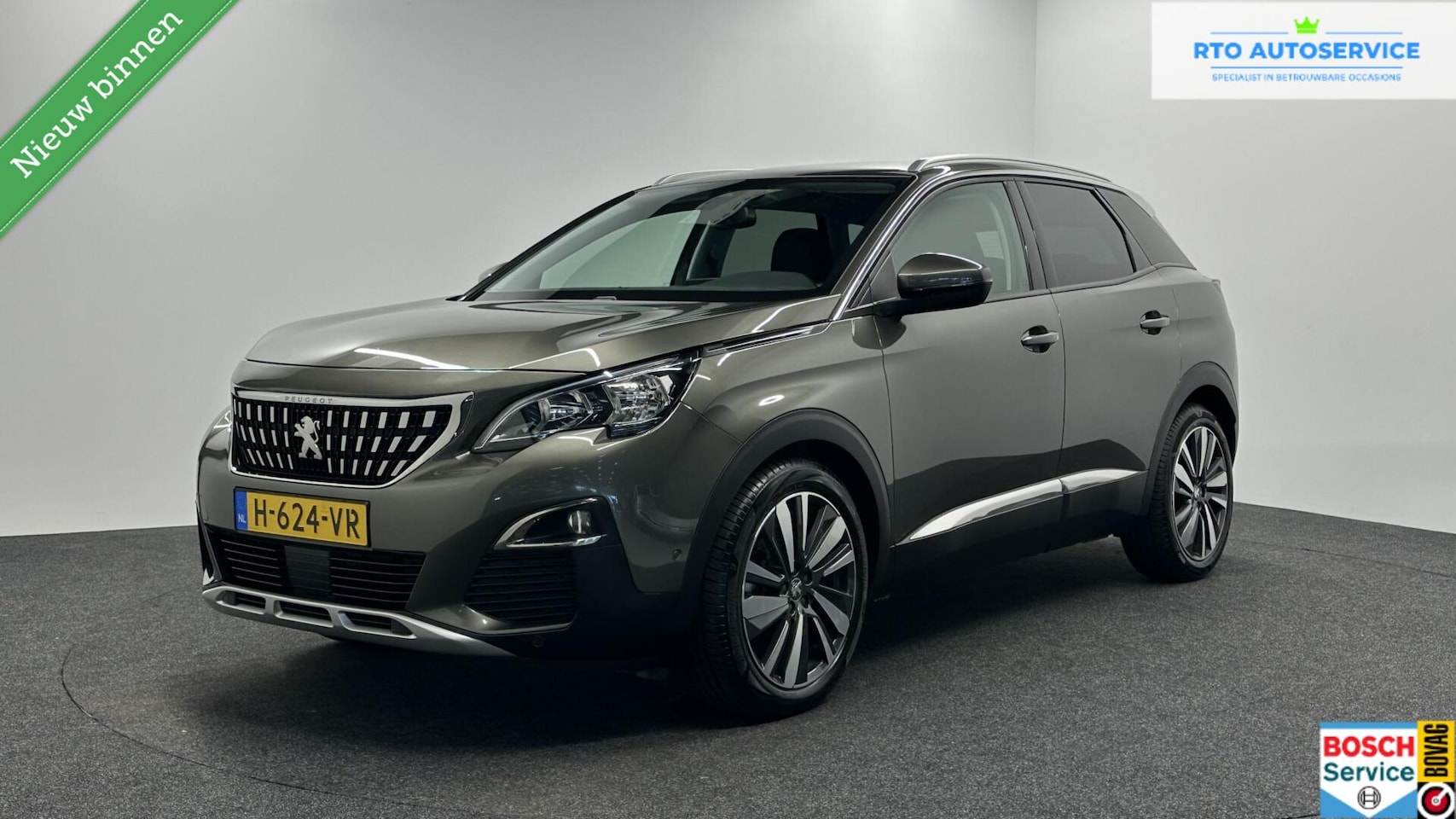 Peugeot 3008 - 1.2 PureTech Blue Lease Premium LEER TREKHAAK CAMERA LM ECC CRUISE NAVI. - AutoWereld.nl