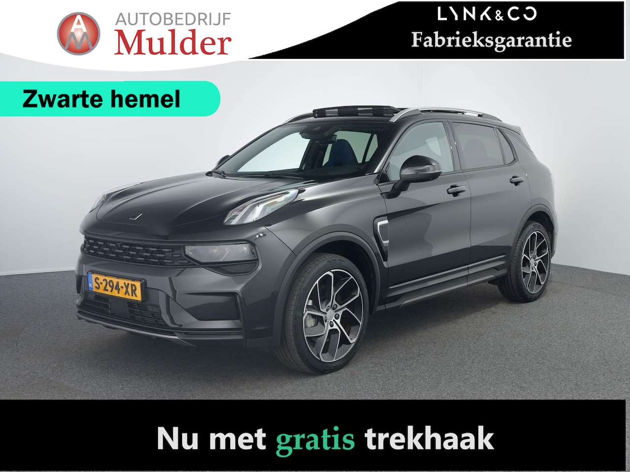 Lynk & Co 01 - 1.5 | Black Pakket | Trekhaak | Pano | Zwarte hemel | - AutoWereld.nl