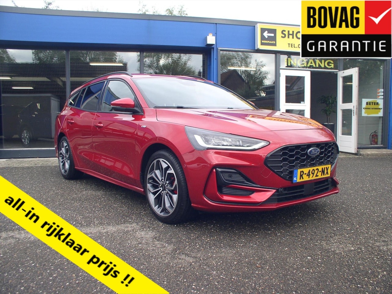 Ford Focus Wagon - Ecoboost Hybrid 125Pk ST-LINE Nav Ecc 18''Lmv Winterpack B&O Camera Pdc 20085 Km Rijklaarp - AutoWereld.nl