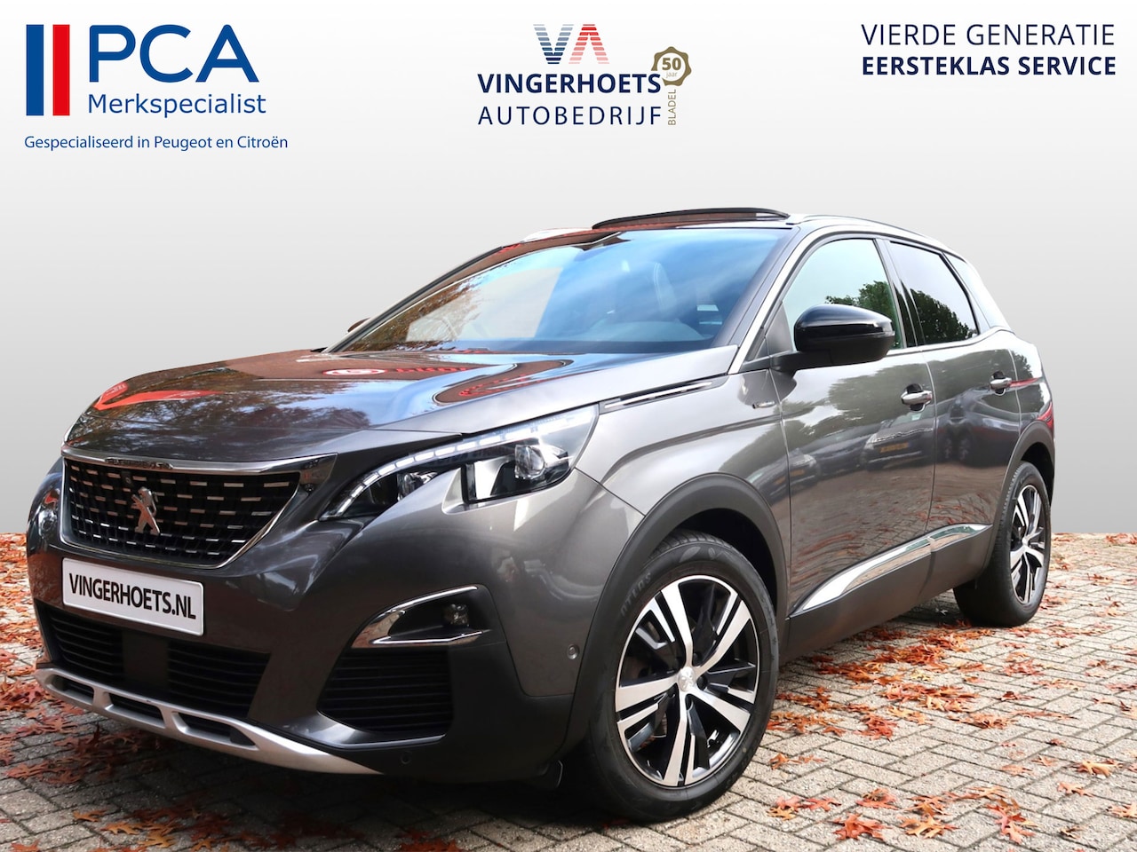Peugeot 3008 - * GT-Line * 130 Pk. Benzine * Open Schuifdak * 1/2 Lederen Interieur * Dodehoekbewaking * - AutoWereld.nl