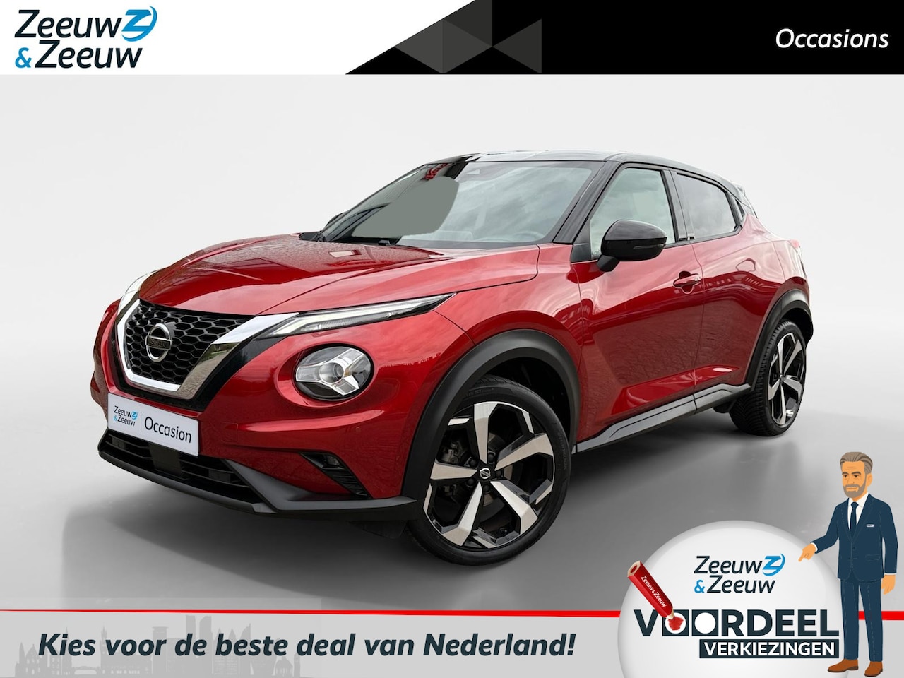 Nissan Juke - 1.0 DIG-T Premiere Edition | 19 Inch LM Velgen | Trekhaak | Stoelverwarming | Camera | Ful - AutoWereld.nl
