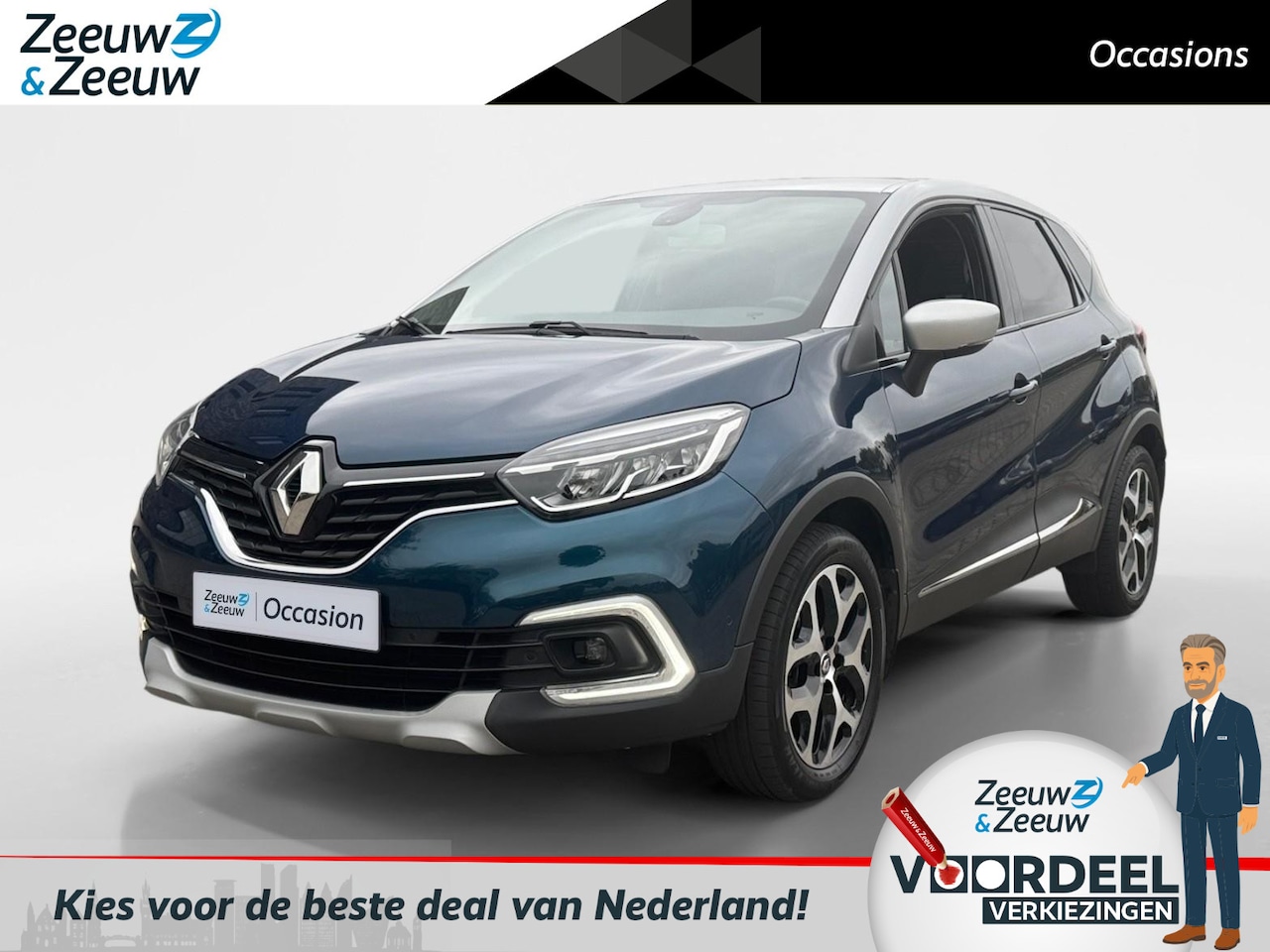Renault Captur - 90PK TCe Intens | Easy Life Pack | Climate Control | Cruise Control | Licht & Regen Sensor - AutoWereld.nl