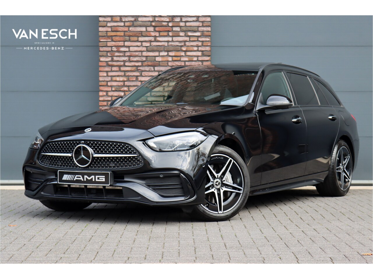 Mercedes-Benz C-klasse Estate - 300 e AMG Line | Panoramadak | Distronic | Trekhaak | Memory | Sfeerverlichting Premium | - AutoWereld.nl