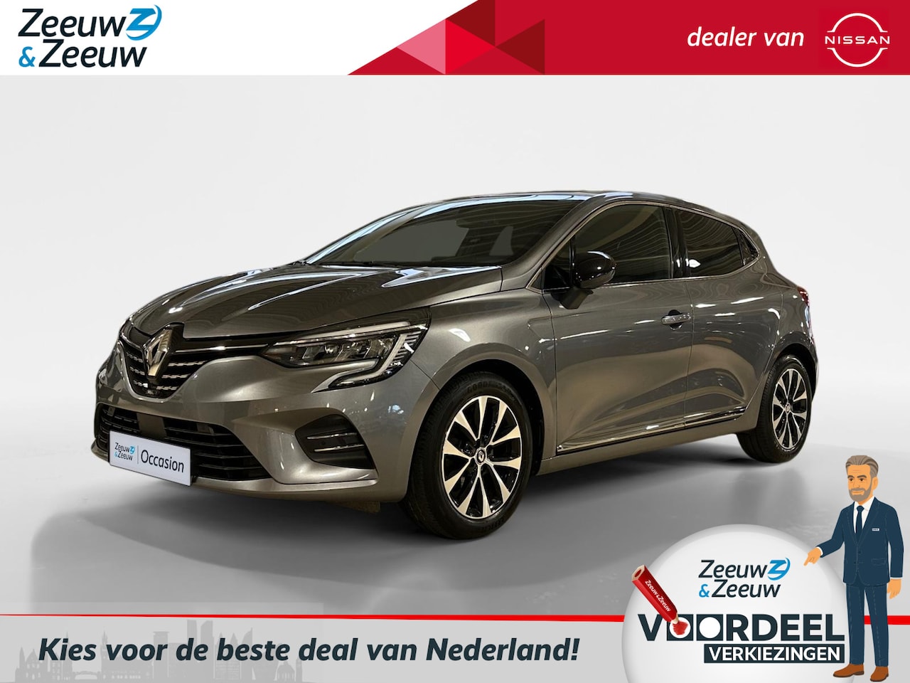 Renault Clio - 1.0 TCe 90 Techno | Apple Carplay / Android Auto | Navi | Achteruitrijcamera | Parkeersens - AutoWereld.nl