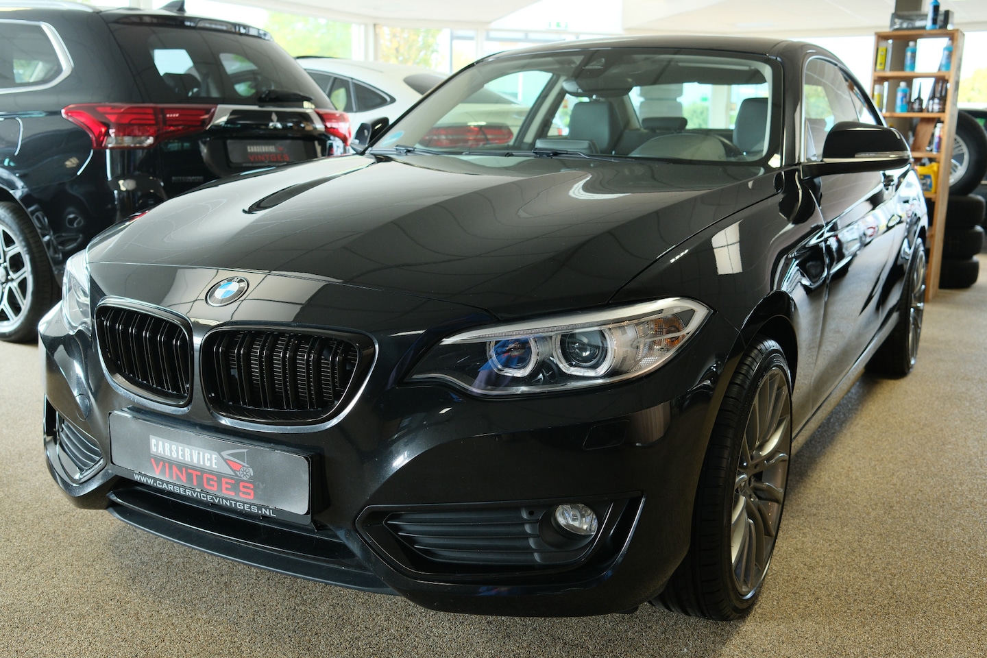 BMW 2-serie Coupé - 220i High Executive Navi, H/leder, PDC, Clima, 18"inch! - AutoWereld.nl