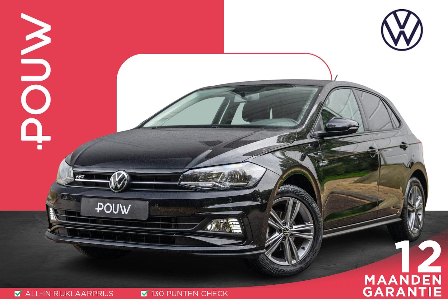 Volkswagen Polo - 1.0 TSI 95pk R-Line Edition | Applecarplay & Androidauto | Parkeersensoren | Trekhaak | - AutoWereld.nl