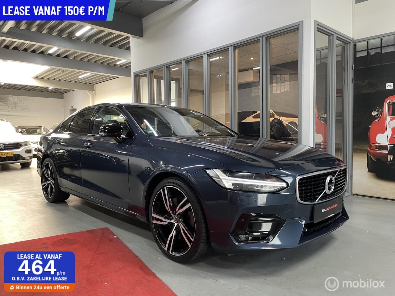 Volvo S90 - 2.0 T6 AWD R-Design 4X4 AUTOMAAT PANORAMA LED CRUISE VEEL OPTIES - AutoWereld.nl