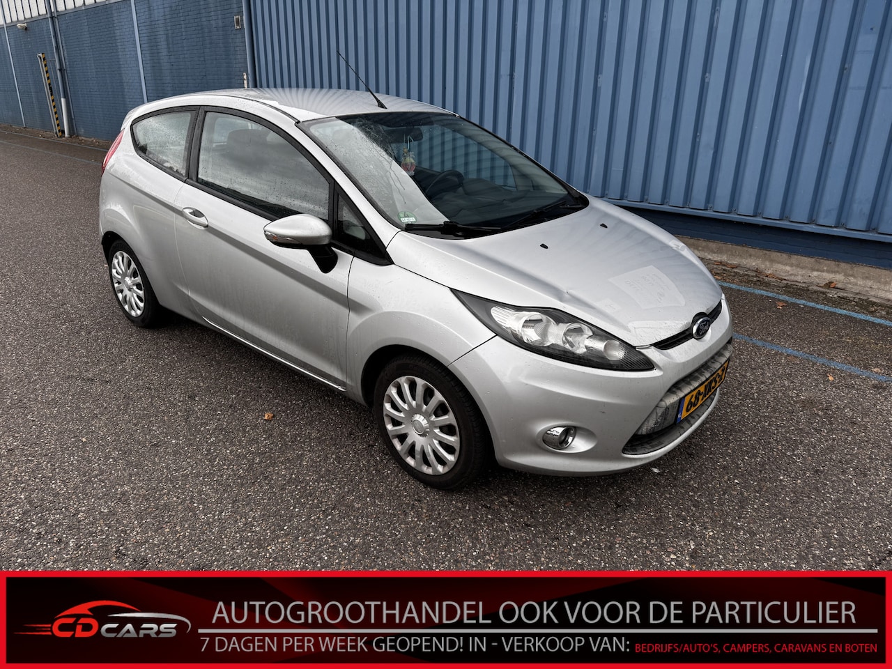 Ford Fiesta - 1.6 TDCi ECOnetic Lease Trend Airco, Mistlamp, Radio, Gebruikssporen!!! - AutoWereld.nl