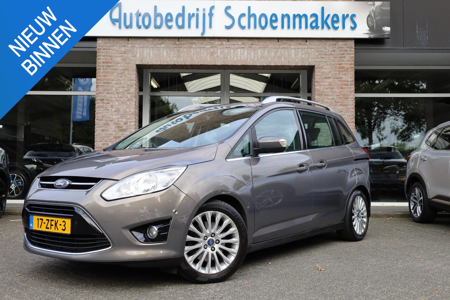 Ford Grand C-Max - 1.6 EcoBoost Lease Titanium TREKHAAK CAMERA VOORUITVERW. BT-TELEFOONVERB. CRUISE CLIMA NAV - AutoWereld.nl