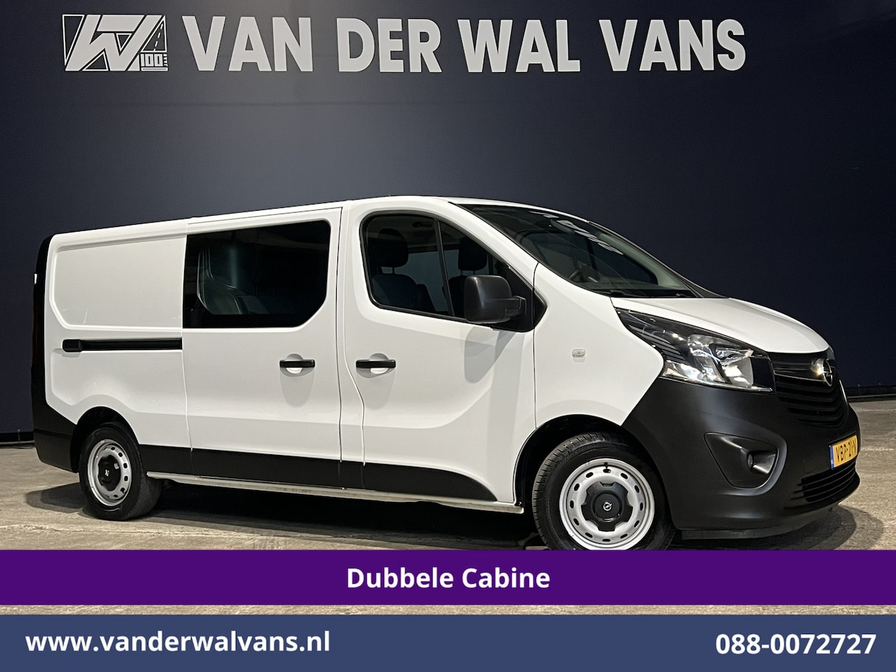 Opel Vivaro - 1.6 CDTI 126pk L2H1 Dubbele cabine Euro6 Airco | 5-Zits | Camera | Navigatie | Omvormer | - AutoWereld.nl