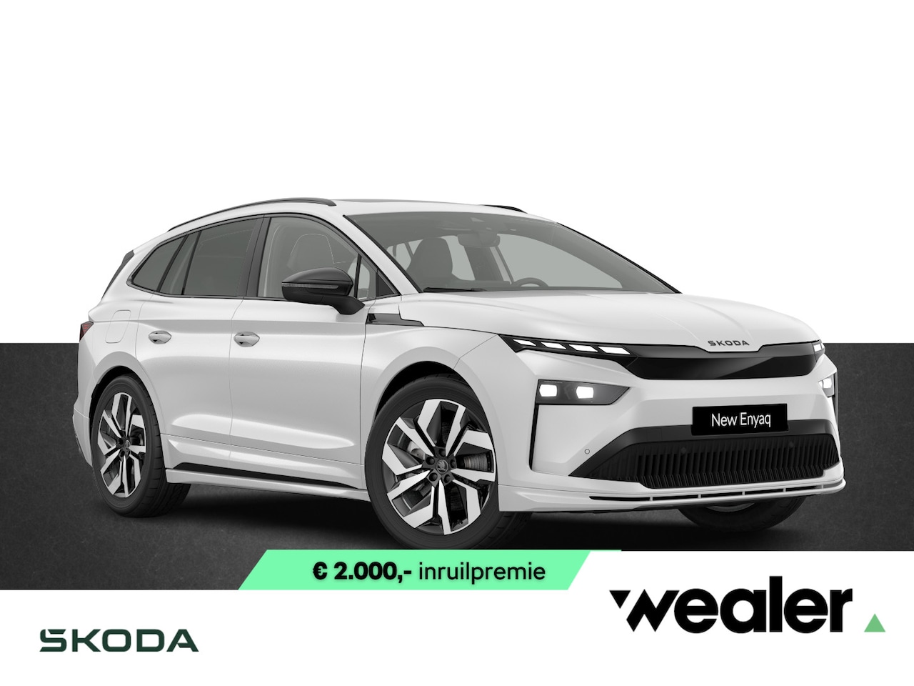 Skoda Enyaq iV - 85 Sportline Elektromotor 286 PK | Panoramadak | 20" Lichtmetalen velgen | Winter pakket | - AutoWereld.nl
