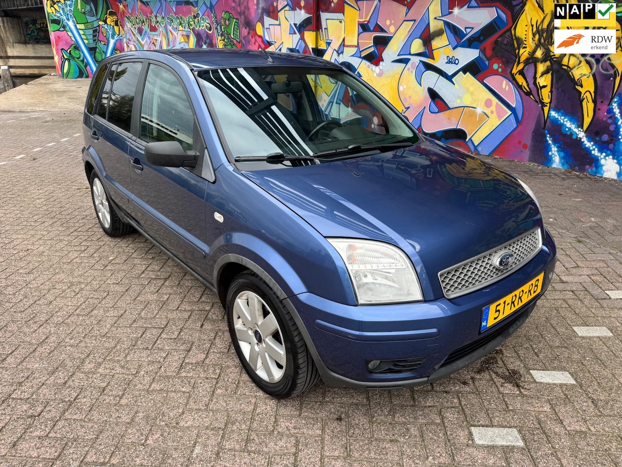 Ford Fusion - 1.4-16V Futura airco elektrische ramen stereo sport velgen zeer leuke auto rijd goed apk m - AutoWereld.nl