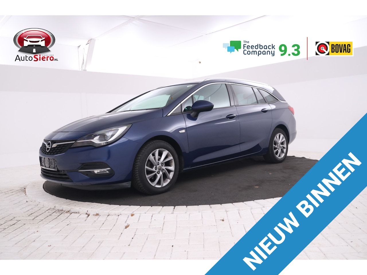 Opel Astra Sports Tourer - 1.5 CDTI Elegance Navigatie, Halfleder, Trekhaak, Climate, - AutoWereld.nl