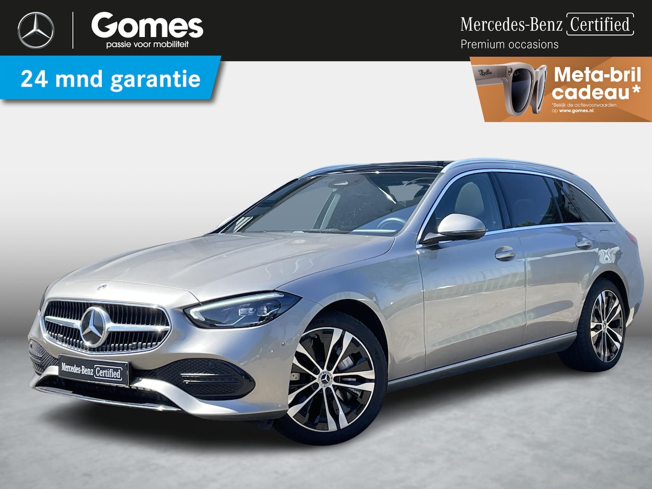 Mercedes-Benz C-klasse Estate - 300 e Luxury Line | Panoramadak | Memorypakket - AutoWereld.nl