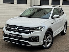 Volkswagen T-Cross - 1.0 TSI R LINE afneembare trekhaak/automaat/xenon/led/front assist/virtual/alarm/carplay/a