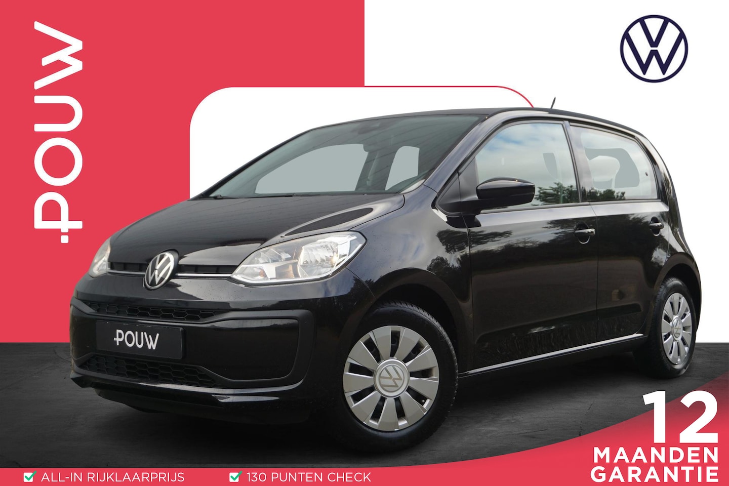 Volkswagen Up! - 1.0 60pk | Achteruitrijcamera | Parkeersensoren Achter | Cruise control | DAB | - AutoWereld.nl