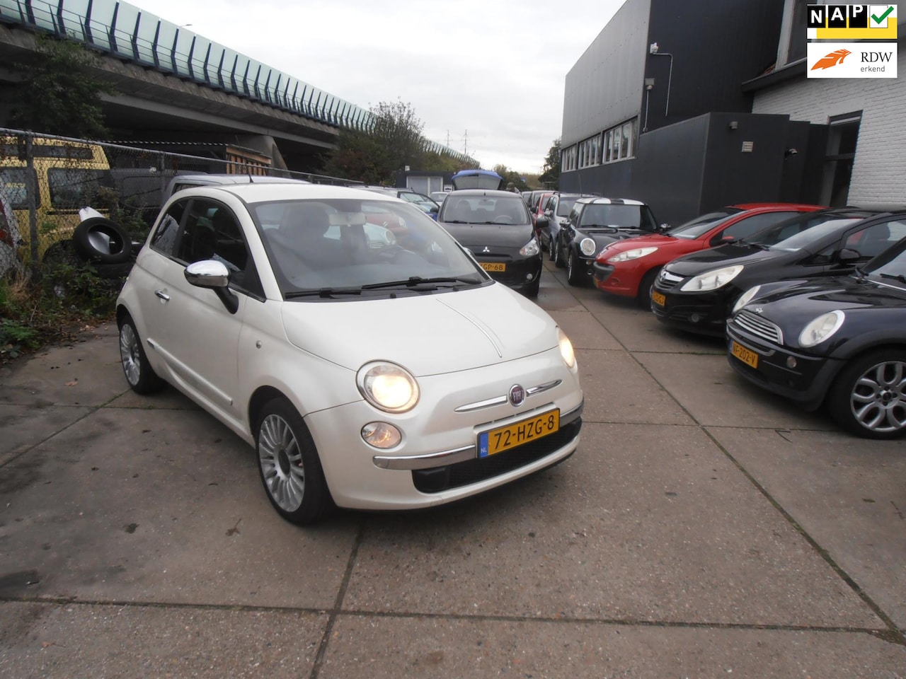 Fiat 500 - 1.2 Sport leer airco elek pak nap apk - AutoWereld.nl