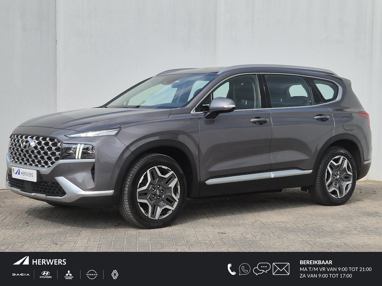 Hyundai Santa Fe - 1.6 T-GDI PHEV Plug-in Premium Automaat / Apple Carplay Android Auto / Adaptief CC / Achte - AutoWereld.nl