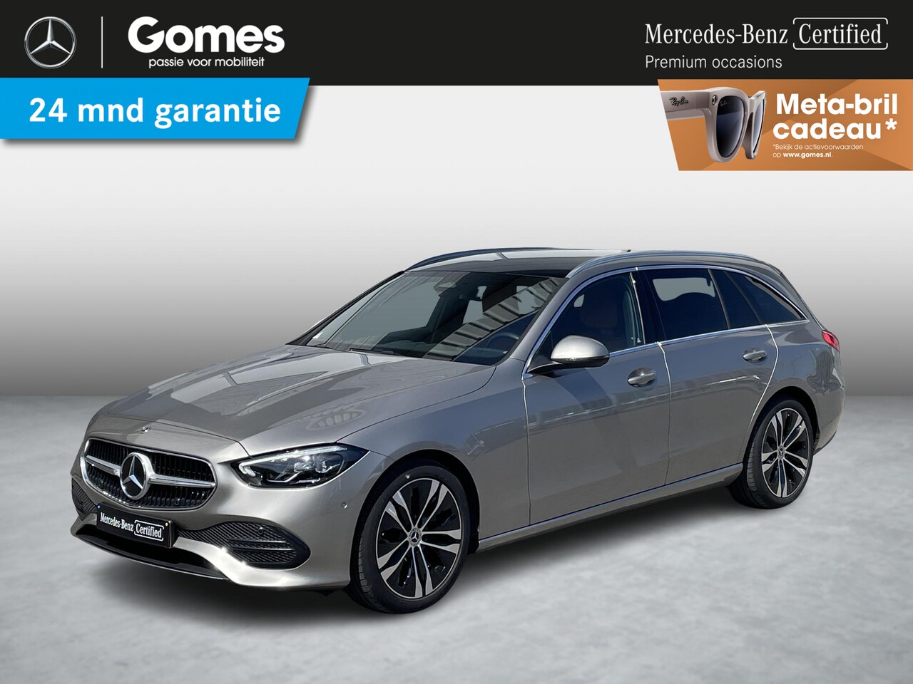 Mercedes-Benz C-klasse Estate - 180 Luxury Line | Panoramadak | Burmester - AutoWereld.nl