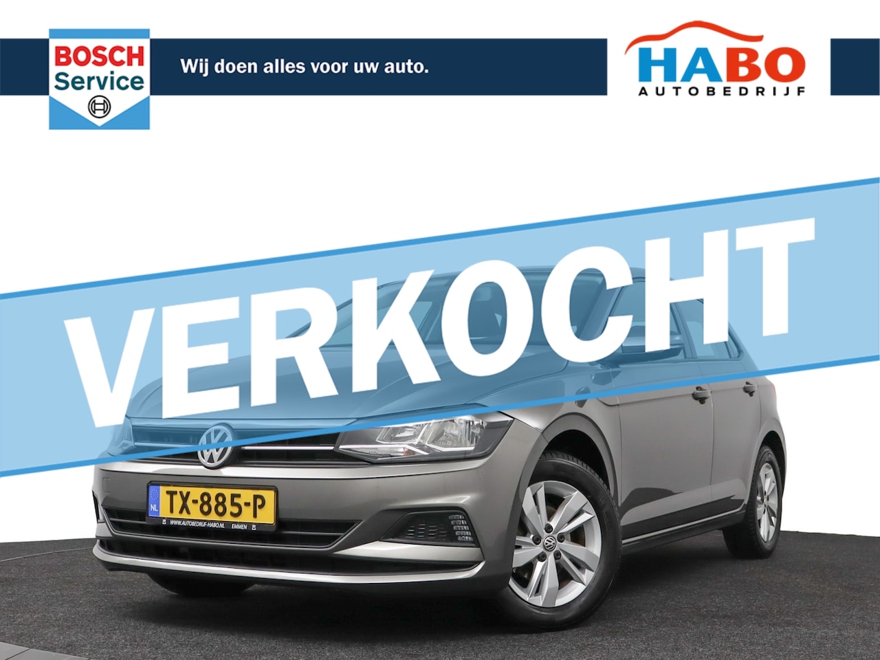 Volkswagen Polo - 1.0 TSI COMFORTLINE 5DRS AC/ADAPTIVE.CRUISE/APPLE.CARPLAY/LICHT.SENS/LMV - AutoWereld.nl