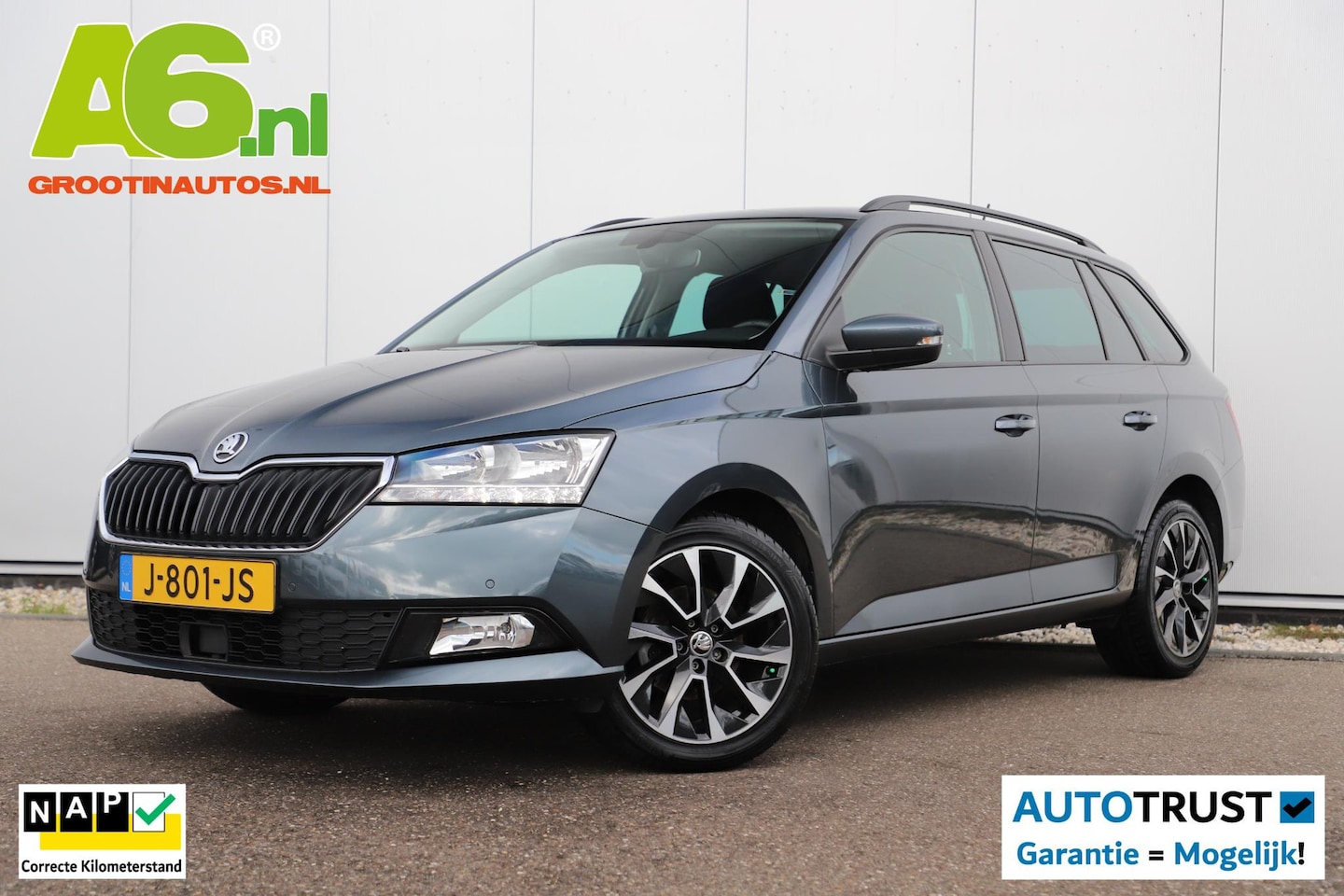 Skoda Fabia Combi - 1.0 TSI Business Edition 95PK Trekhaak 16 inch LMV Navigatie Carplay Android Airco Cruise - AutoWereld.nl