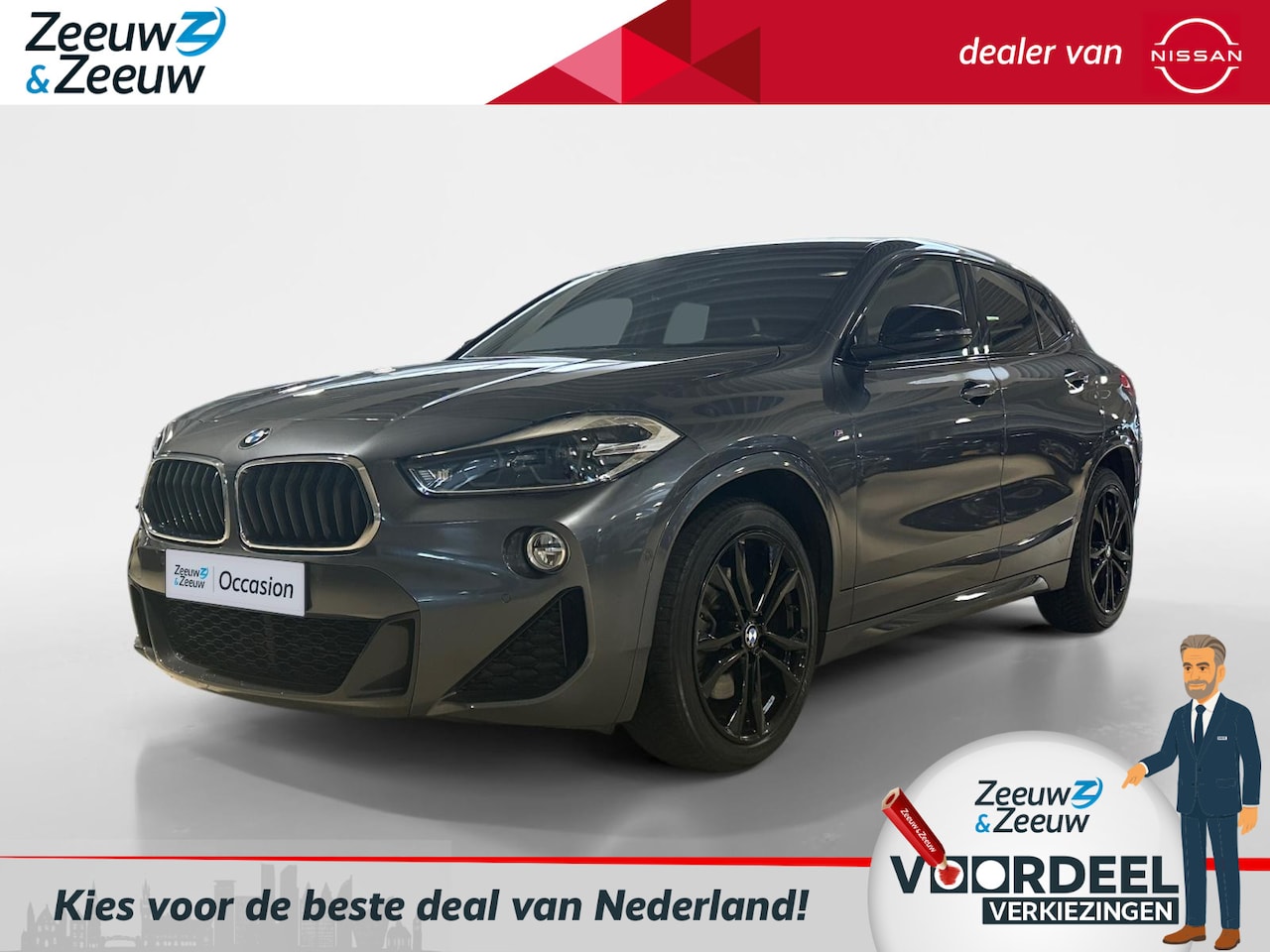BMW X2 - sDrive20i High Executive | M-pakket | Black-pack | Navi | Achteruitrijcamera | Stoelverwar - AutoWereld.nl