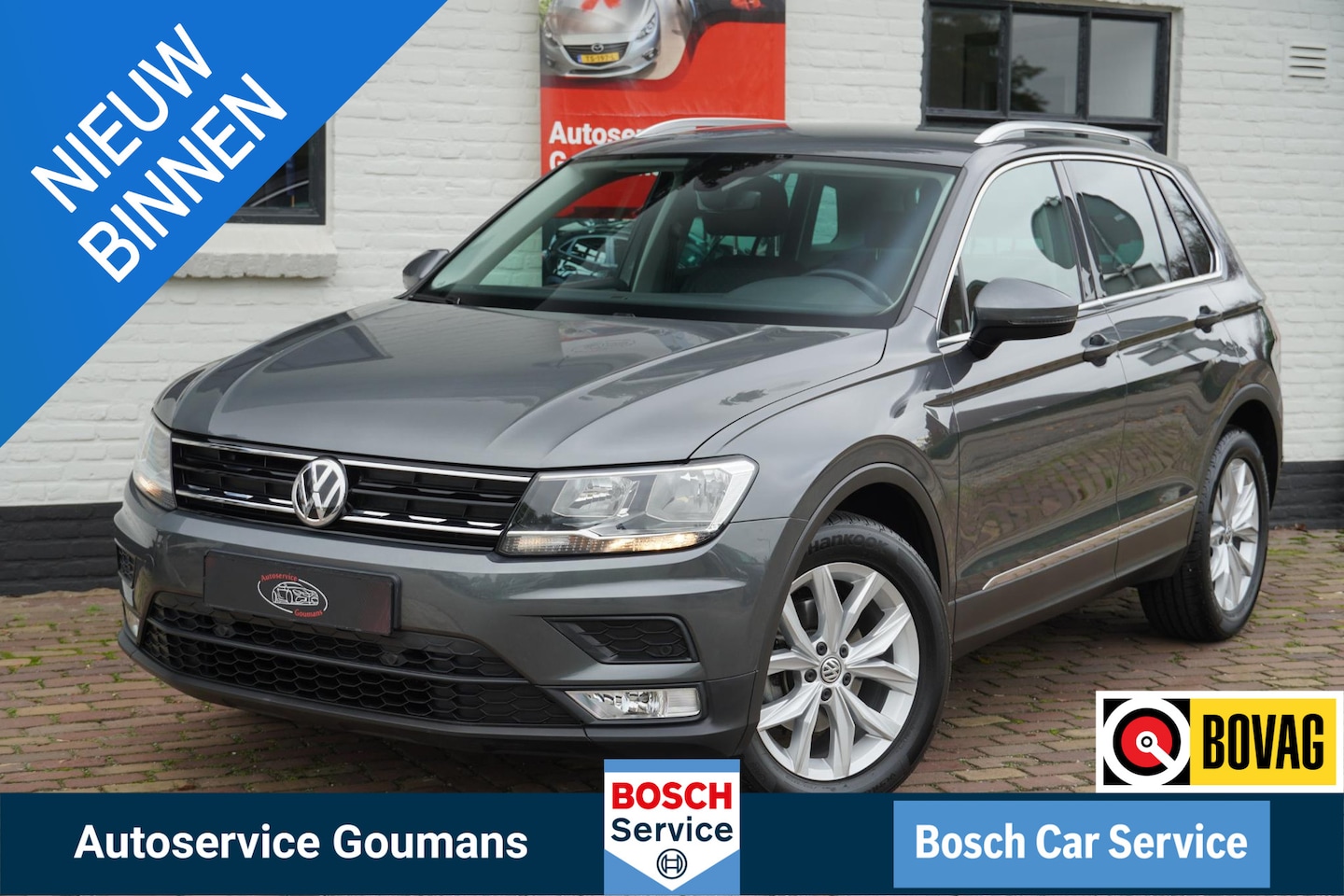 Volkswagen Tiguan - 1.4 TSI Connected Series Navi Carplay Adaptieve Cruise - AutoWereld.nl