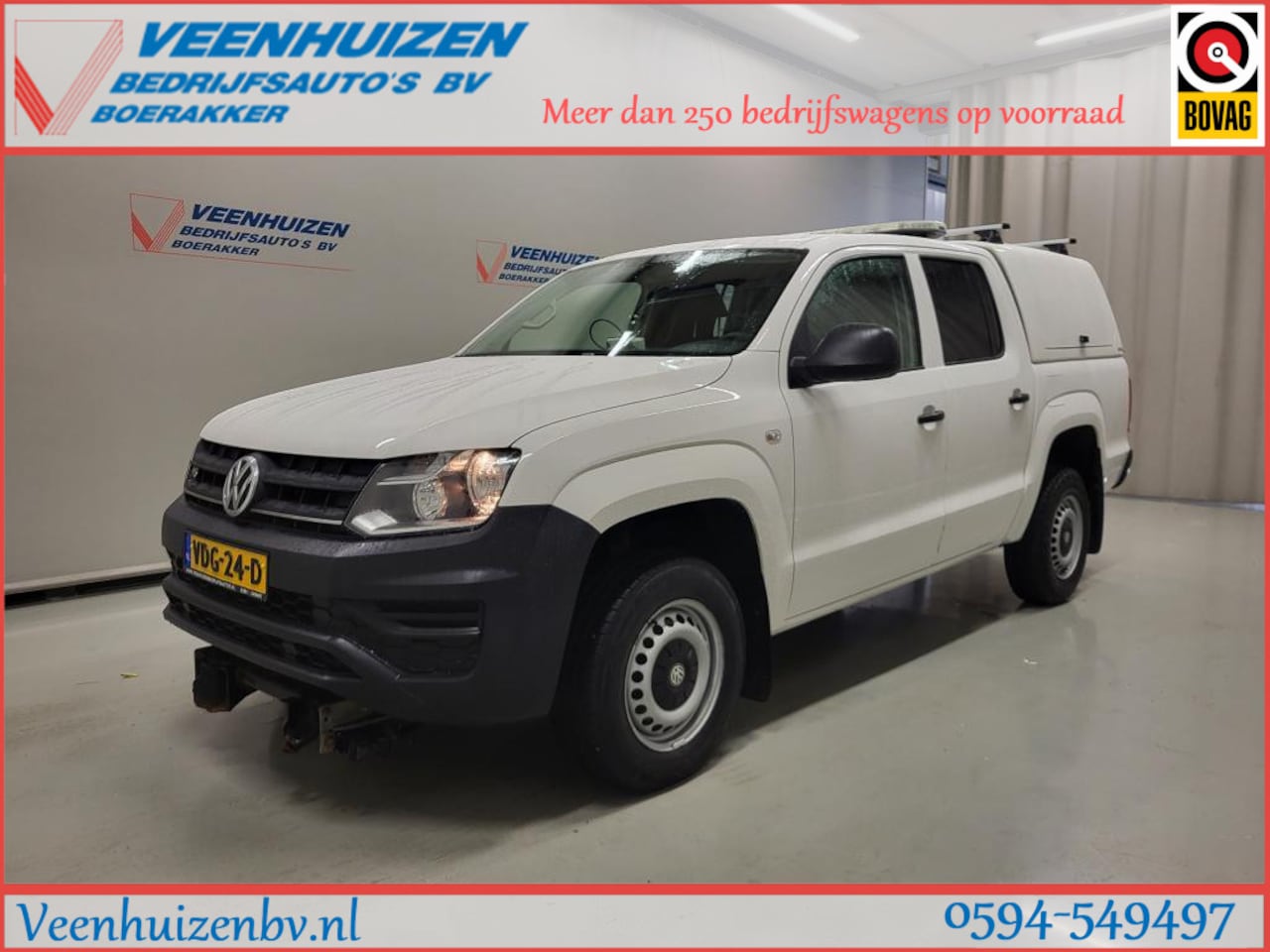 Volkswagen Amarok - 3.0TDI 164pk 4X4 Huif Euro 6! - AutoWereld.nl
