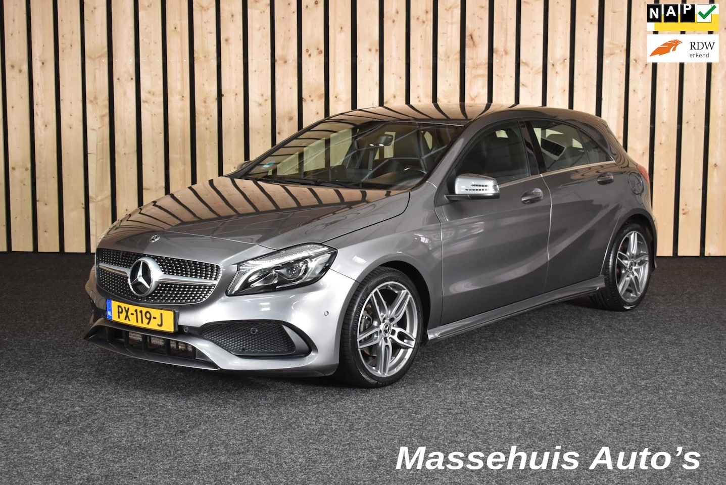 Mercedes-Benz A-klasse - 160 Ambition 63dkm AMG-Line Navi 18" AMG LED Cruise Clima 2e eig. NL-auto Nwe APK - AutoWereld.nl