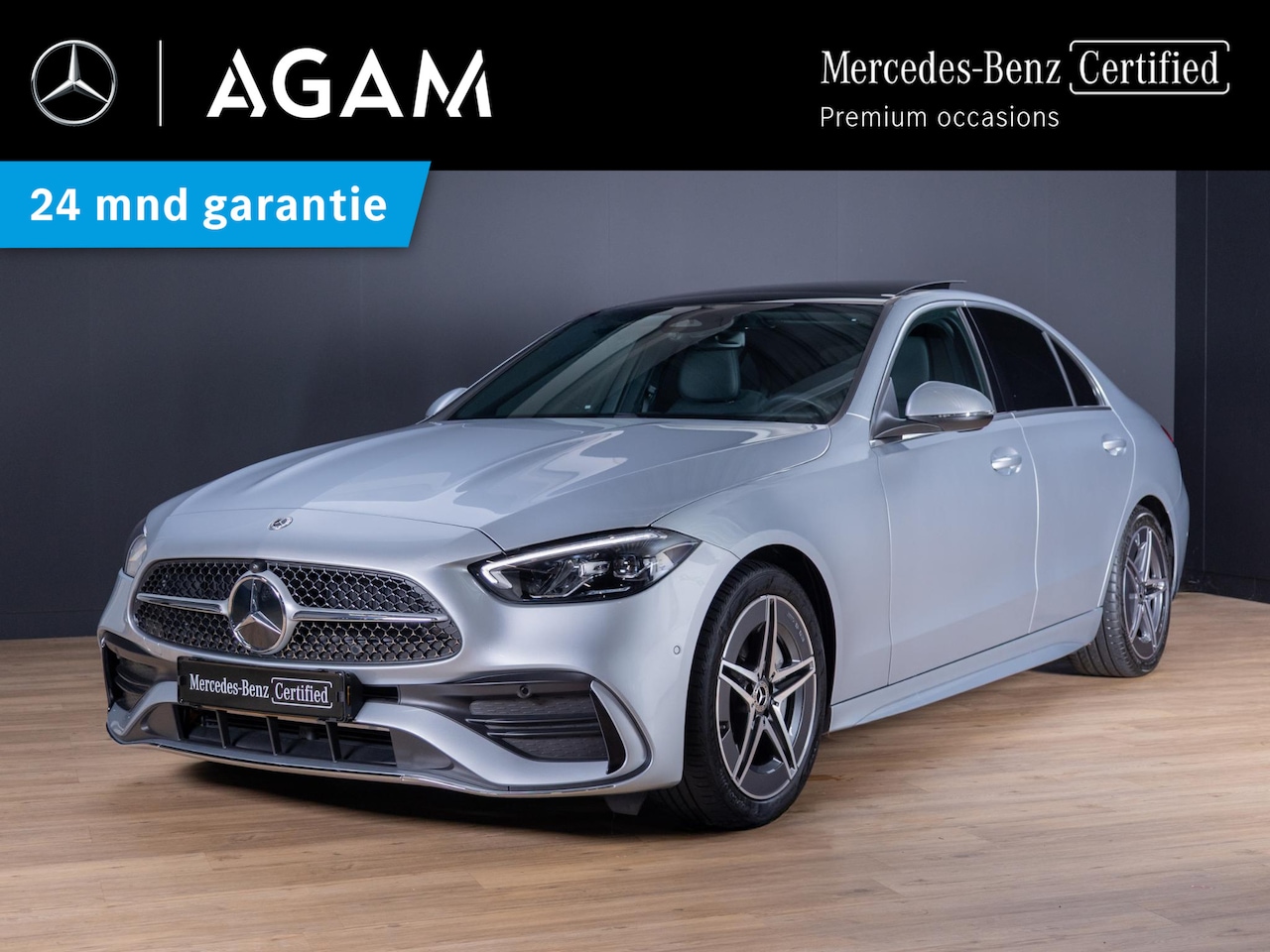 Mercedes-Benz C-klasse - Limousine 180 Star Edition AMG Line Panorama dak - AutoWereld.nl