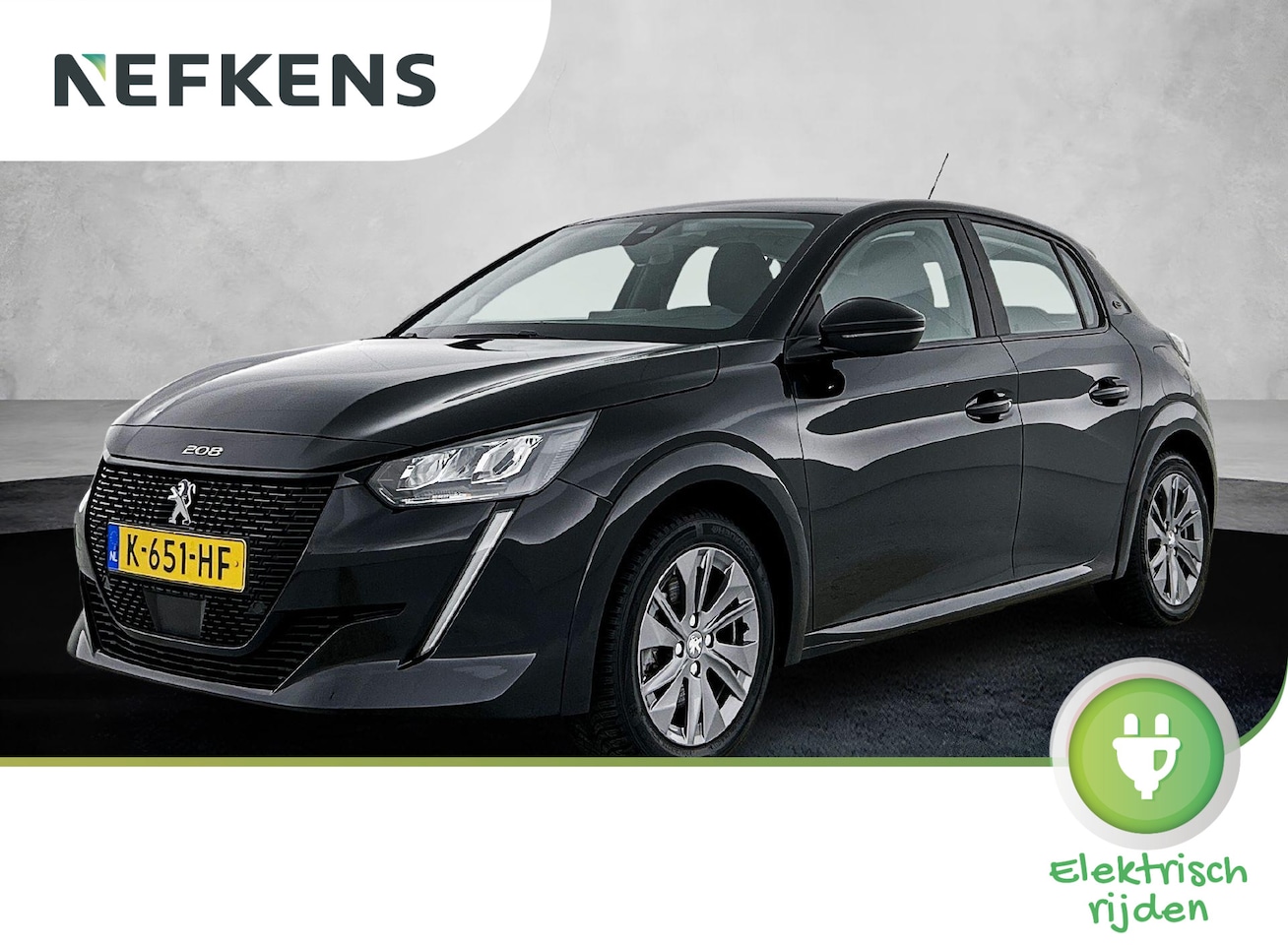 Peugeot e-208 - EV Active Pack 50 kWh 136pk | Accu SOH 95% | 1e Eigenaar | Navigatie | Climate Control | C - AutoWereld.nl