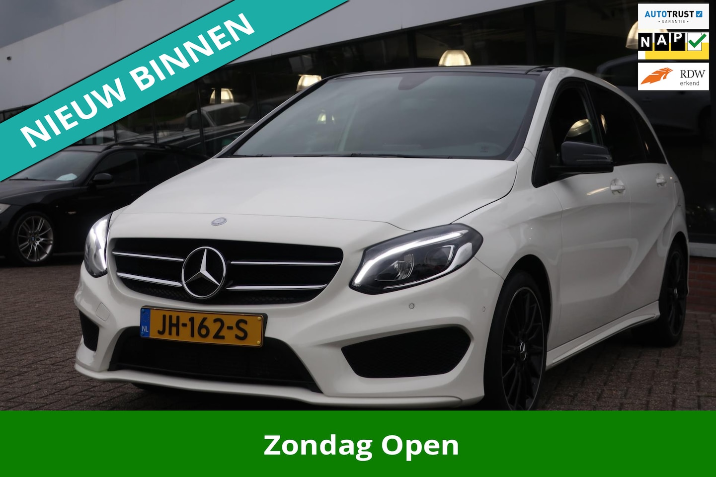 Mercedes-Benz B-klasse - 180 AMG Night Edition Plus 1e EIG_PANO_GR-NAVI_PDC V+A_NAP. - AutoWereld.nl
