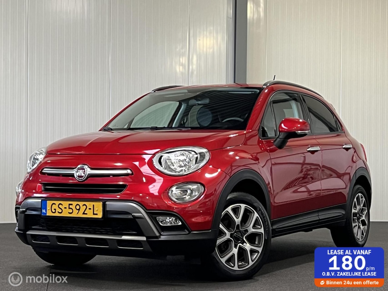 Fiat 500 X Cross - 1.4 Turbo MultiAir Cross [ NAP trekhaak half-leder ] - AutoWereld.nl