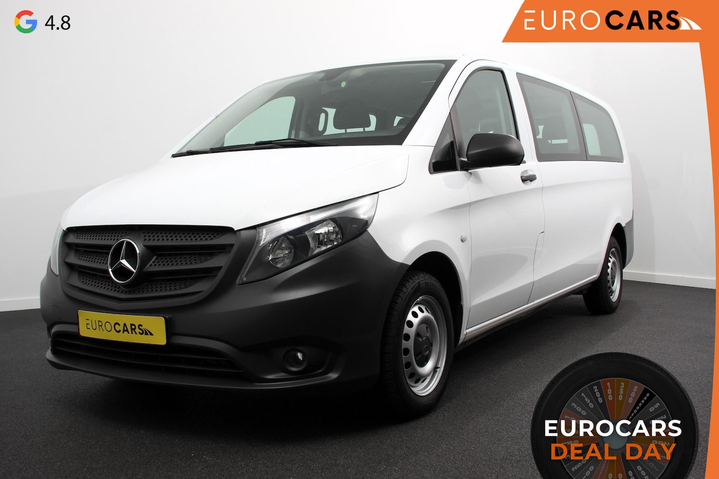 Mercedes-Benz Vito Tourer - 114 CDI Automaat Pro Extra Lang 8 persoons Navigatie Airco Cruise Control - AutoWereld.nl