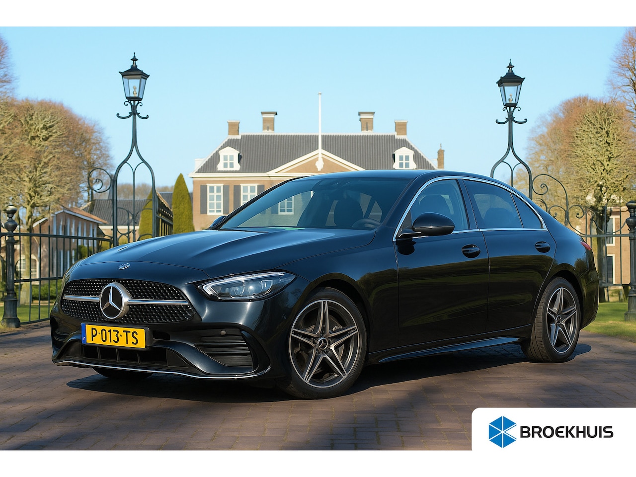 Mercedes-Benz C-klasse - 180 AMG | LEDER / ALCANTARA | BURMESER | ADAPTIVE CRUISE | 360 CAMERA | STOELVERWARMING | - AutoWereld.nl