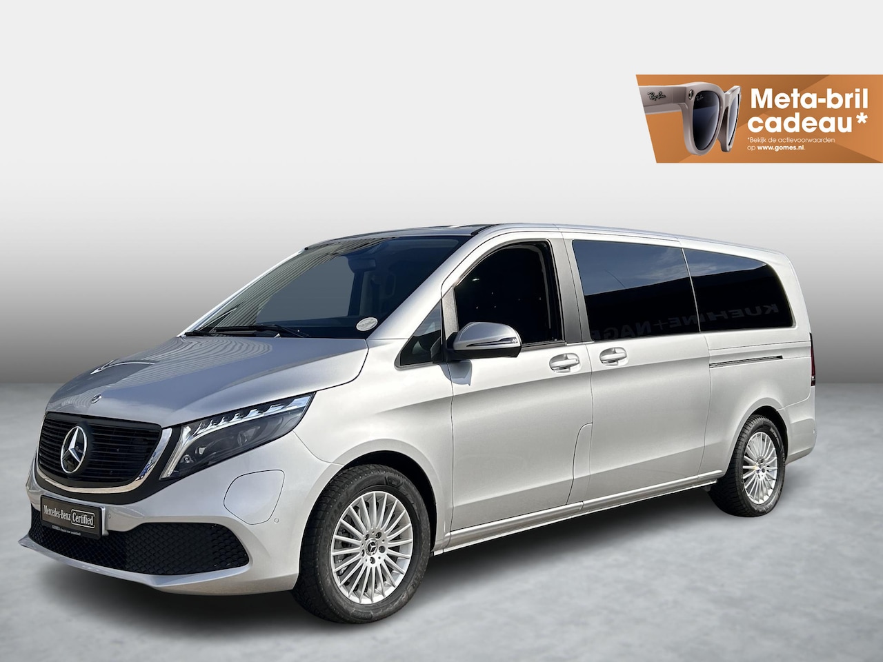 Mercedes-Benz EQV - 300 L3 90 kWh | 7 (8)-persoons | Elektrische zijschuifdeuren | Verlengde rails achterin - AutoWereld.nl