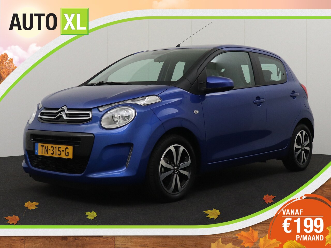 Citroën C1 - 1.0 Aut. VTi Shine Carplay Camera LED 15'LMV - AutoWereld.nl