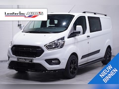 Ford Transit Custom - 2.0 TDCi 130 pk Dubbel Cabine Edition Navi Camera, RAPTOR Grille, 18" LMV, Treeplanken, Sp