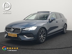 Volvo V60 - T6 AWD Plus Bright Plug In Hybrid 350pk Dealer O.H PHEV | Trekhaak Af Fabriek | Panodak |