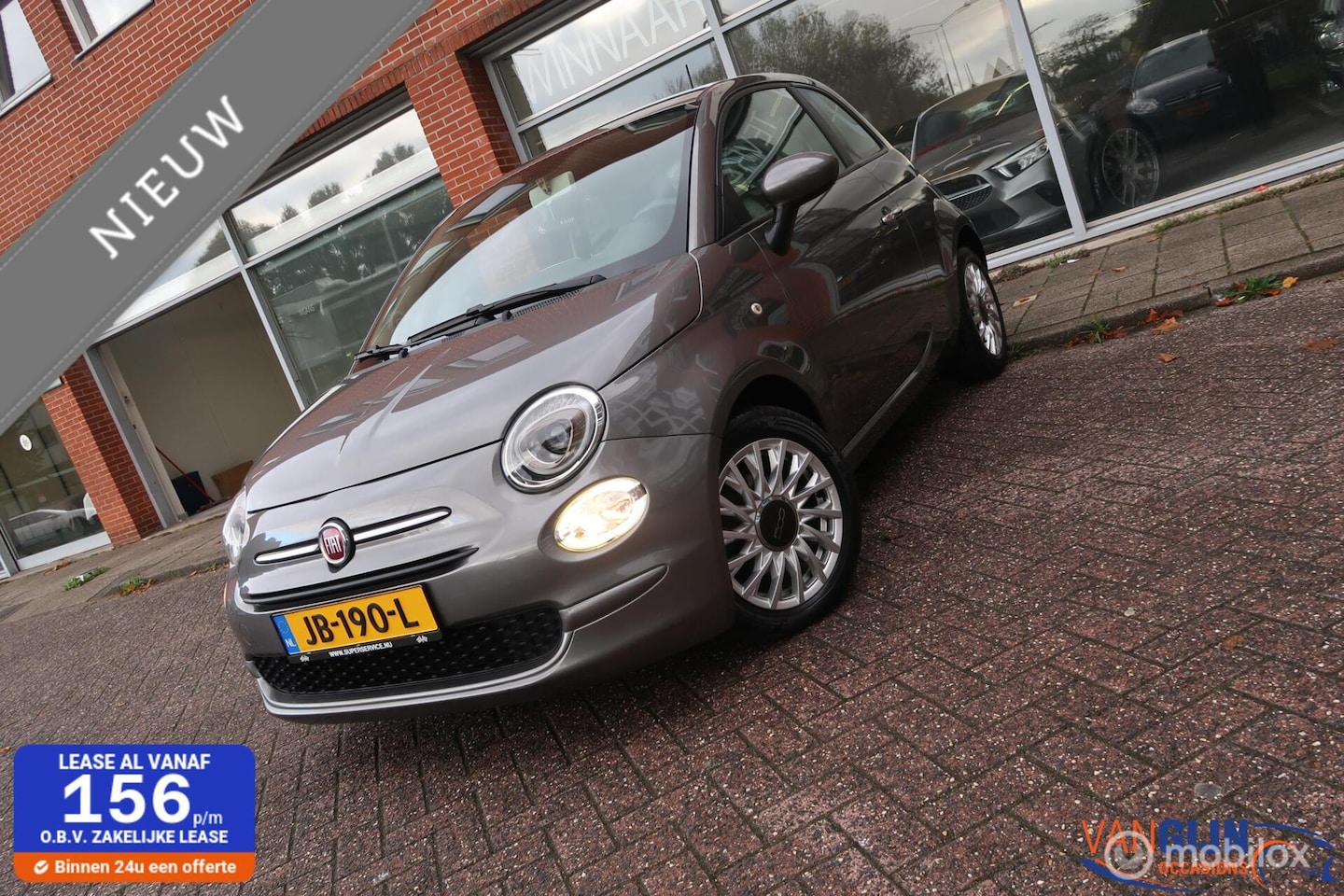 Fiat 500 - 0.9 TwinAir Turbo Popstar Automaat Airco 80PK - AutoWereld.nl