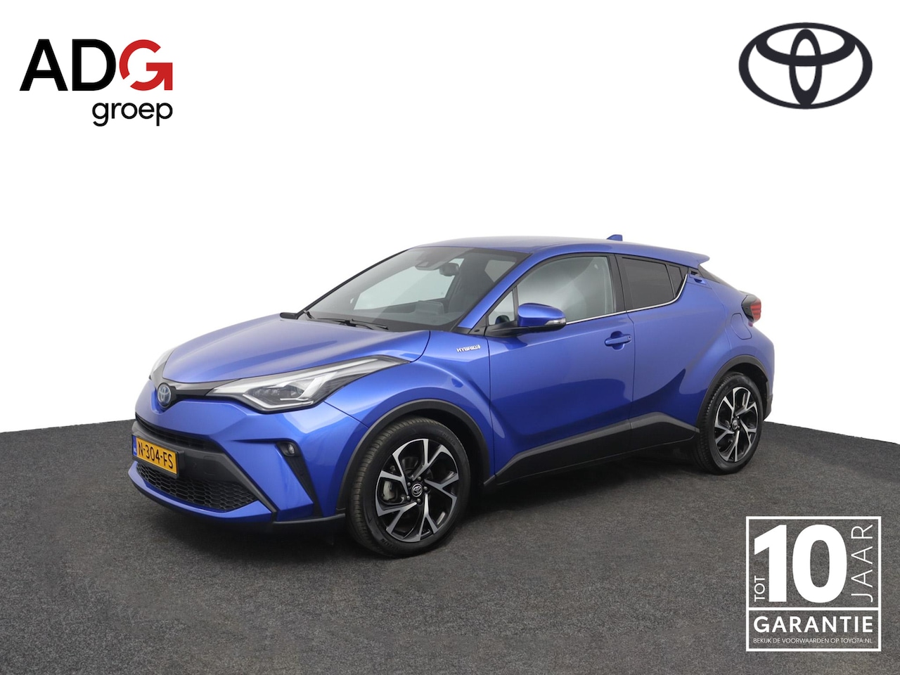 Toyota C-HR - 1.8 Hybrid Style | Trekhaak | Stoelverwarming | Dodehoek detectie | Navigatie | - AutoWereld.nl