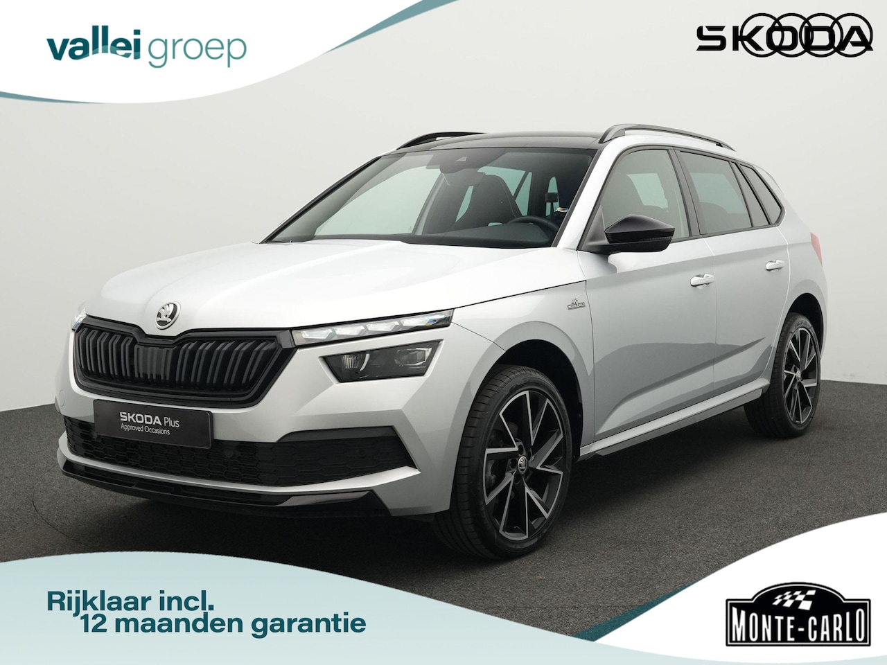 Skoda Kamiq - 1.0 TSI 110 pk DSG Monte Carlo | Glazen Panoramadak | Achteruitrijcamera | Cruise Control - AutoWereld.nl