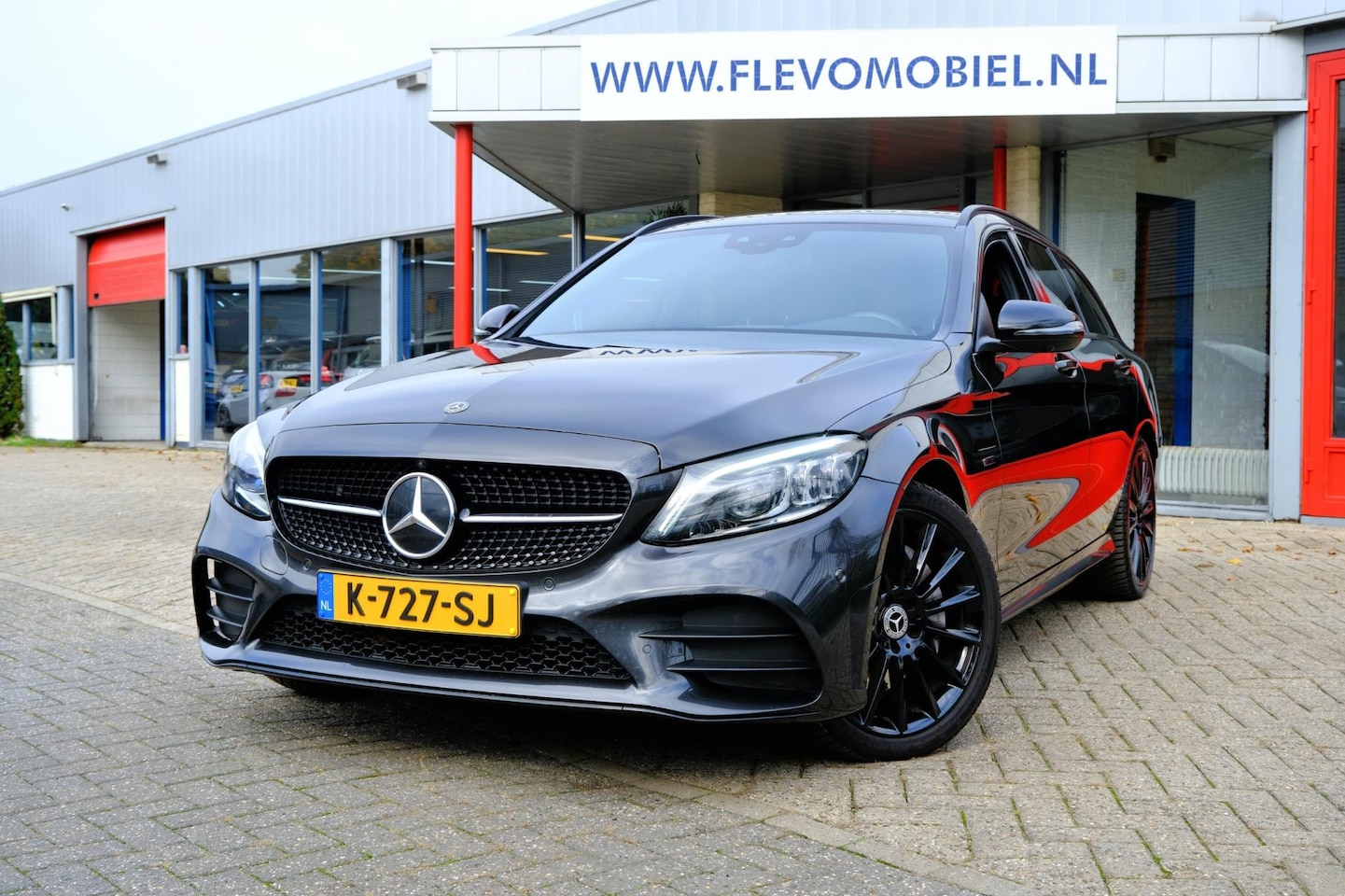 Mercedes-Benz C-klasse Estate - 300 de Business Solution AMG Limited Aut. Navi|Leder-alcantara|360Cam|LMV|Enz! - AutoWereld.nl