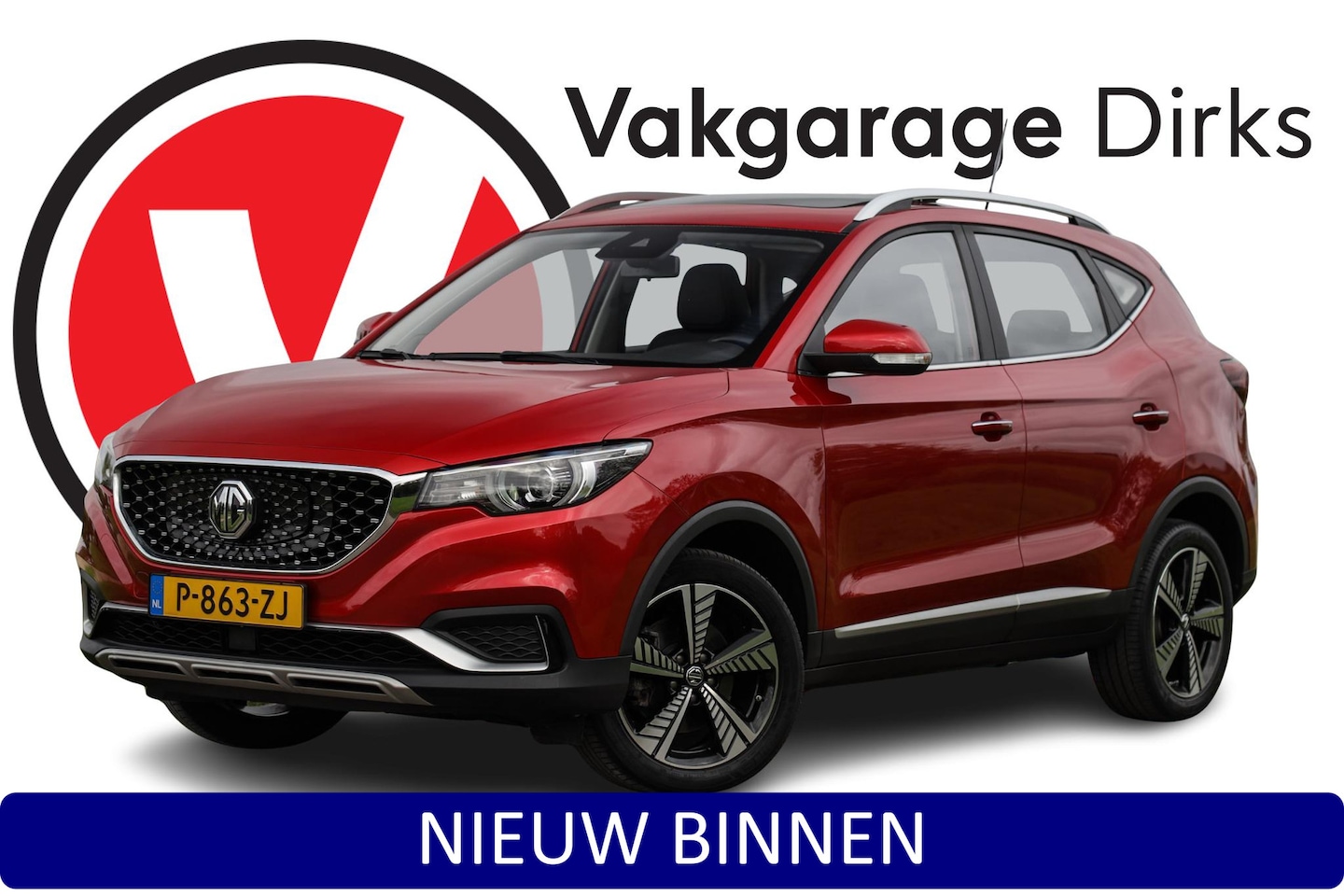 MG ZS - Luxury 45 kWh ✅ Leder ✅ Pano ✅ ACC - AutoWereld.nl